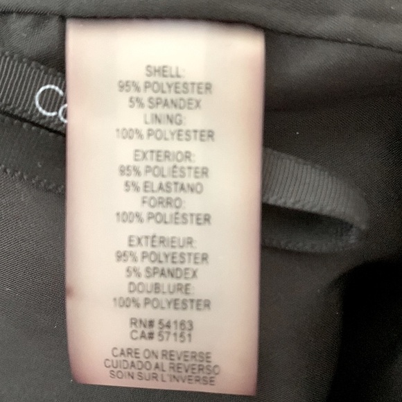 CALVIN Klein Faux Wrap Skirt, Size 4, Black. - Picture 5 of 7